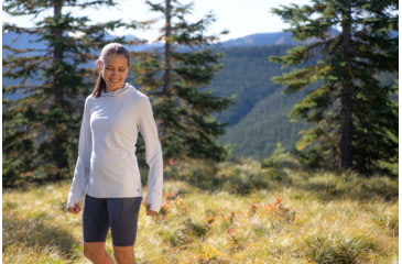 Image of Outdoor Research ActiveIce Spectrum Sun Hoodie - Womens, Titanium Grey, Large, 2876612194008