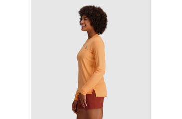 Image of Outdoor Research ActiveIce Spectrum Sun Long Sleeve Tee - Womens, Orange Fizz, S, 2876602279006