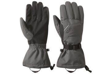 Image of Outdoor Research Adrenaline Gloves - Mens, Charcoal, Small, 2432480890006