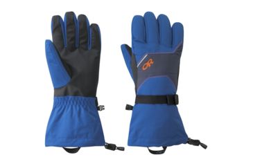 Image of Outdoor Research Adrenaline Gloves - Mens, Cobalt/Naval Blue/Burnt Orange, Medium, 2432481322007