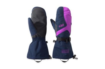 Image of Outdoor Research Adrenaline Mitts - Women's-Small-Night/Ultraviolet