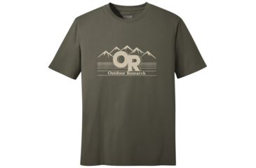 Image of Outdoor Research Advocate Tee, Mens, Fatigue, S, 265929-fatigue-S