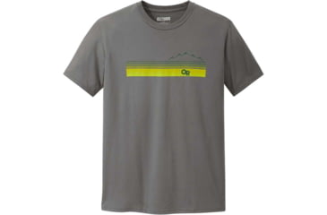 Image of Outdoor Research Ally Short Sleeve Tee - Mens, Charcoal, Small, 2760720890006
