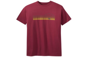Image of Outdoor Research Ally Short Sleeve Tee - Men's, Retro Red, Small, 2760720480006