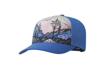 Image of Outdoor Research Alpenglimmer Trucker Hat, Lapis, One Size, 2692740280222
