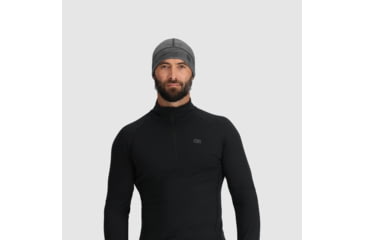 Image of Outdoor Research Alpine Onset Merino 150 Beanie, Black Heather, L/XL, 3222550012016