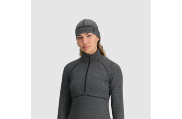 Image of Outdoor Research Alpine Onset Merino 150 Beanie, Black Heather, L/XL, 3222550012016