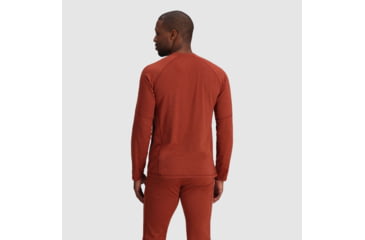 Image of Outdoor Research Alpine Onset Merino 150 Crew - Mens, Brick, Large, 2832110465008