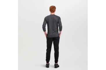 Image of Outdoor Research Alpine Onset Merino 150 Crew - Mens, Charcoal Heather, Small, 2832110893006