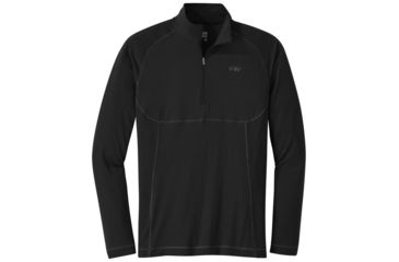 Image of Outdoor Research Alpine Onset Zip Top - Mens, Black, XL, 2681290001009