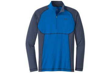 Image of Outdoor Research Alpine Onset Zip Top - Mens, Cobalt/Naval Blue, XXL, 2681291342010