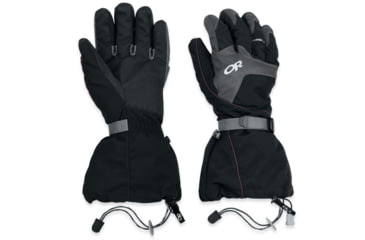 Image of Outdoor Research Alti Gloves - Men's-Black/Charcoal-Small