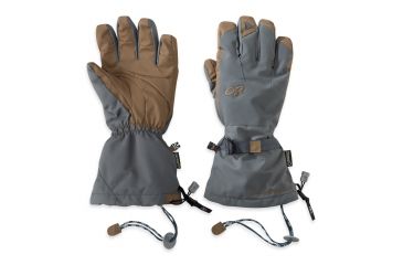 Image of Outdoor Research Alti Gloves - Men's-Charcoal/Natural-Small