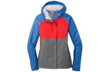 Image of Outdoor Research Apollo Jacket - Womens, Wave/Samba/Pewter, Medium, 2691851721007