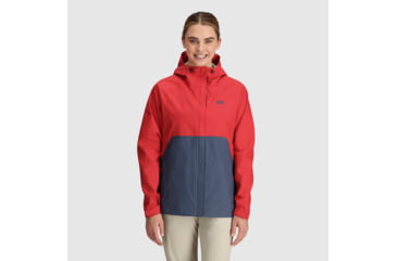 Image of Outdoor Research Apollo Rain Jacket - Womens, Rhubarb/Dawn, L, 2691852334008