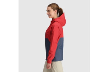 Image of Outdoor Research Apollo Rain Jacket - Womens, Rhubarb/Dawn, L, 2691852334008