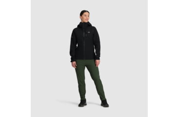 Image of Outdoor Research Aspire 3L Jacket - Womens, Black, XS, 3221070001005