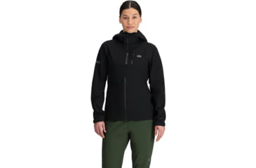 Image of Outdoor Research Aspire 3L Jacket - Womens, Black, XS, 3221070001005