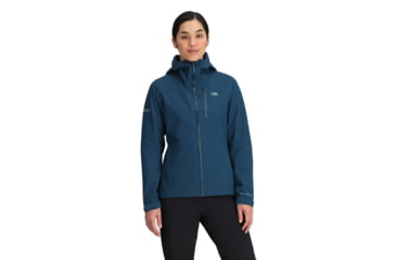 Image of Outdoor Research Aspire 3L Jacket - Womens, Harbor, Large, 3221072447008