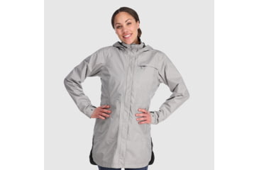 Image of Outdoor Research Aspire Trench - Women's, Large, Ash, 2876220920008
