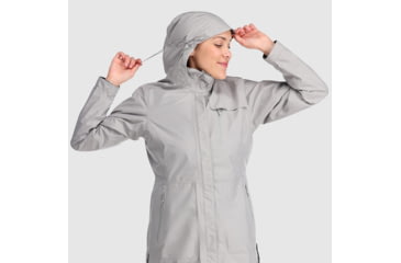Image of Outdoor Research Aspire Trench - Women's, Large, Ash, 2876220920008