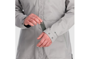 Image of Outdoor Research Aspire Trench - Women's, Large, Ash, 2876220920008