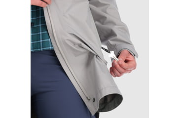 Image of Outdoor Research Aspire Trench - Women's, Large, Ash, 2876220920008