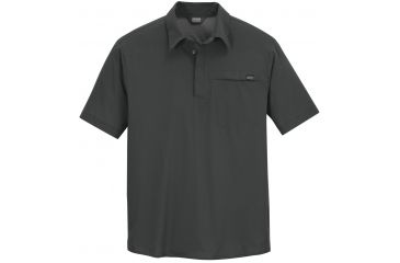 Image of Outdoor Research Astroman Short-Sleeve Sun Polo - Men's-Charcoal-X-Large