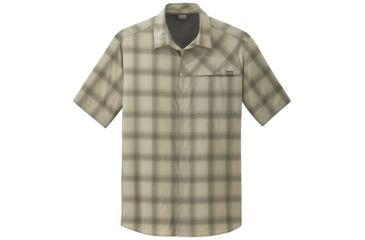 Image of Outdoor Research Astroman Short Sleeve Sun Shirt, Mens, Cairn Plaid, S, 242849-cairn plaid-S