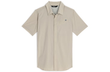 Image of Outdoor Research Astroman Short Sleeve Sun Shirt - Mens, Dark Sand, Large, 2822782287008