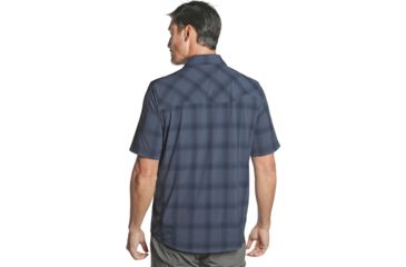 Image of Outdoor Research Astroman Sort Sleeve Sun Shirt - Mens, Steel Blue, 2XL, 2692241421010