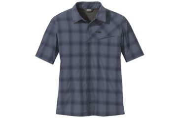 Image of Outdoor Research Astroman Long Sleeve Sun Shirt - Men's, Steel Blue, 2XL, 2744141421010