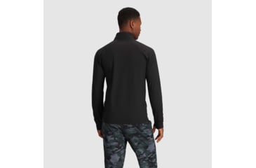Image of Outdoor Research Baritone Quarter Zip - Mens, Black, 2XL, 3004980001010