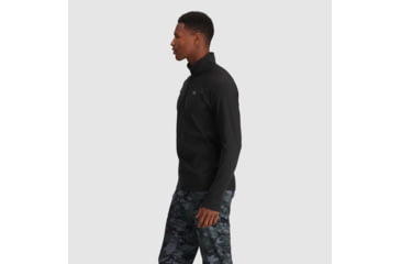 Image of Outdoor Research Baritone Quarter Zip - Mens, Black, 2XL, 3004980001010
