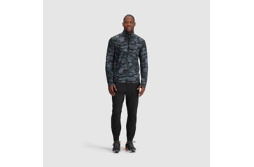 Image of Outdoor Research Baritone Quarter Zip - Mens, Grove Camo, Extra Large, 3004982532009