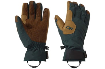 Image of Outdoor Research BitterBlaze Aerogel Gloves - Womens, Fir/Natural, Large, 2776201929008