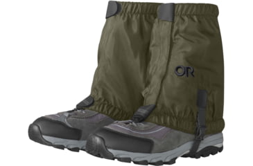 Image of Outdoor Research Bugout Rocky Mountain Low Gaiters, Fatigue, Small/Medium, 2876950740015