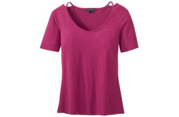 Image of Outdoor Research Camila Short Sleeve Tee - Women's, Sangria, Large 250132-0312008