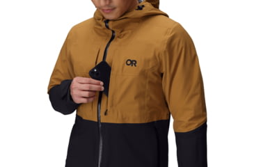 Image of Outdoor Research Carbide Jacket - Mens, Bronze/Black, Small, 2775632519006