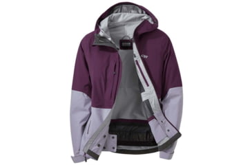 Image of Outdoor Research Carbide Jacket - Womens, Blkbry/Mnstn, Extra Small, 2775811883005