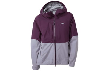 Image of Outdoor Research Carbide Jacket - Womens, Blkbry/Mnstn, Extra Small, 2775811883005