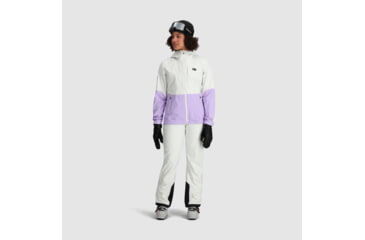 Image of Outdoor Research Carbide Jacket - Womens, Snow/Lavender, Large, 2775812558008