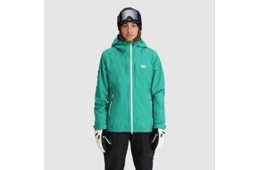 Image of Outdoor Research Carbide Jacket - Womens, Verdant, Extra Large, 2775812503009