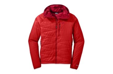 Image of Outdoor Research Cathode Hoody - Men's, Hot Sauce/Agate, Medium, 343956