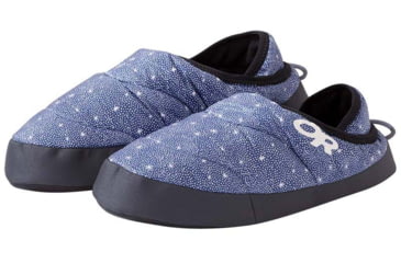Image of Outdoor Research Warli Sky Tundra Slip-On Aerogel Booties - Womens, Twlght St Pr, Extra Small, 2778251880005