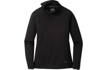 Image of Outdoor Research Chain Reaction Quarter Zip - Womens, Black, Medium, 2776080001007
