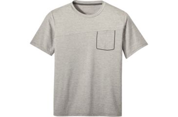 Image of Outdoor Research Chain Reaction Tee - Mens, Light Pewter Heather, Large, 2744301811008