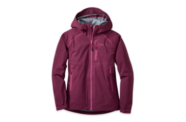 Image of Outdoor Research Clairvoyant Jacket - Womens-Sangria-Medium