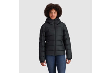 Image of Outdoor Research Coldfront Down Hoodie - Womens, Solid Black, Extra Large, 2832021677009