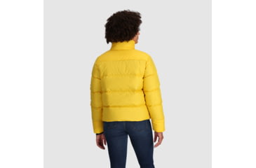 Image of Outdoor Research Coldfront Down Jacket - Womens, Saffron, Medium, 2832011187007